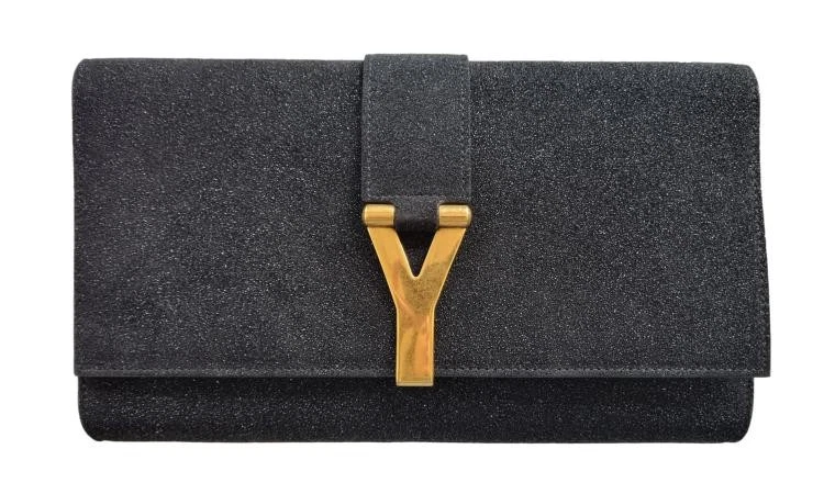 Saint Laurent Damen-Clutch 265701 CYN0G 1045 schwarz - Bild 1 von 1