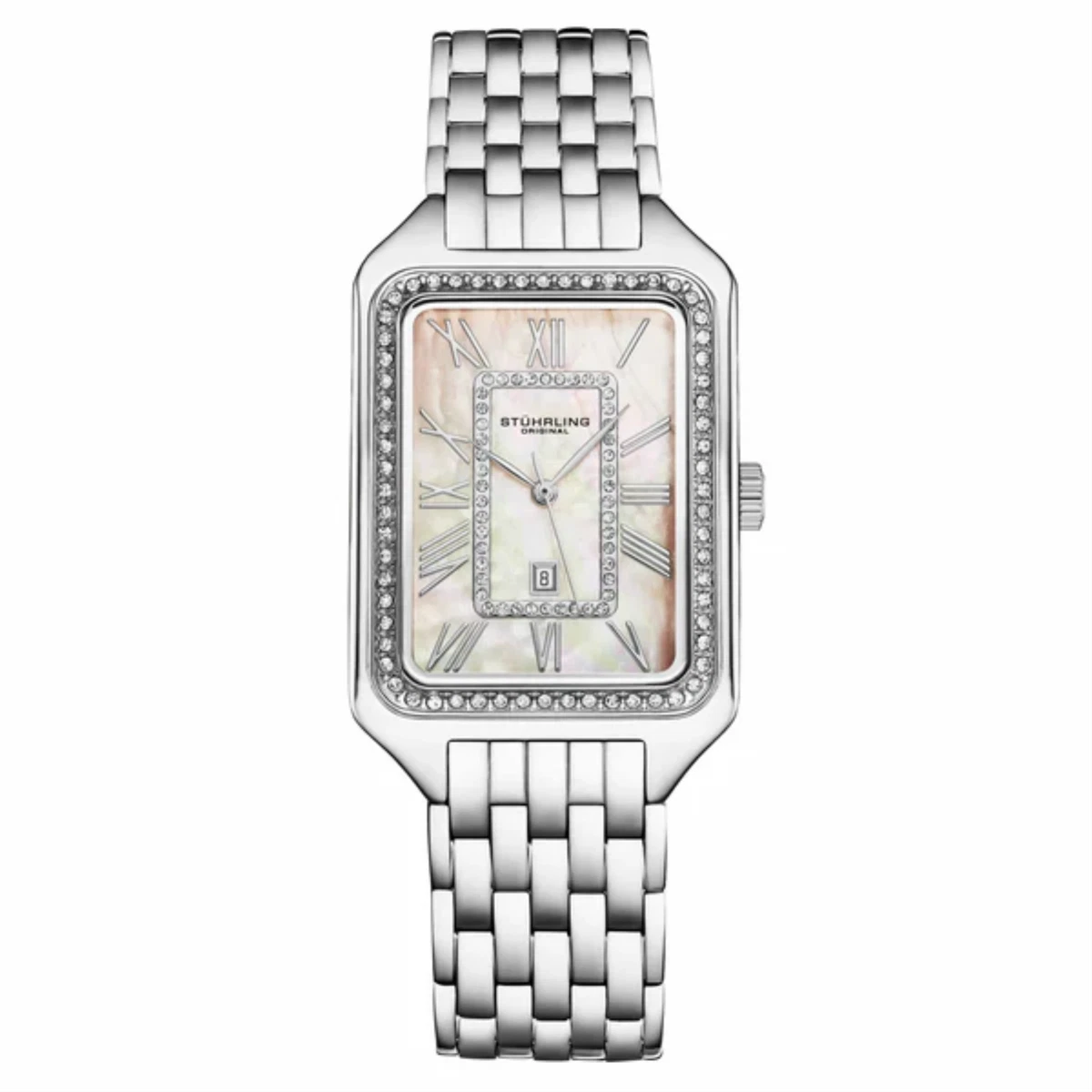 Stuhrling Original Classic Analog Pink Dial Women\'s Watch - 408L.12114 Stührling Women Analog Wristwatches for sale | eBay main image 2