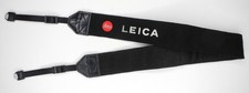 Leica 1 3/4" Black / Red / Silver Embroidered Camera Neck Strap w/ Metal Lugs