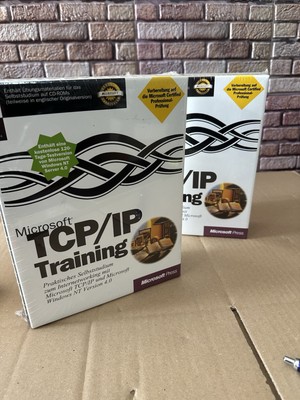 1 Microsoft Press TCP/IP Trainingssoftware Windows NT - Brandneu versiegelt! 1V2