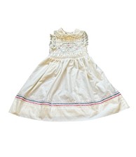Vintage Girls Winnie The Pooh Roebuck Sears Cottagecore Dress Summer Size 6X