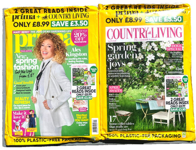 COUNTRY LIVING / PRIMA TWO MAGAZINE PACK APRIL 2026 ~ ALEX KINGSTON ~ NEW ~