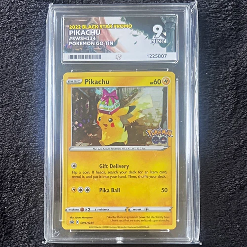 Pikachu Pokémon GO Black Star Promo SWSH234 ACE 9