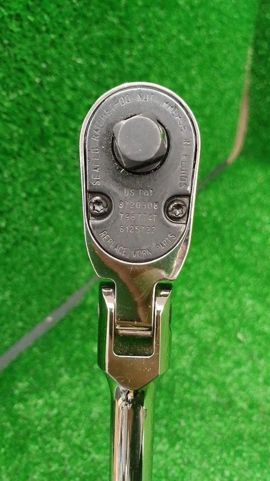 SNAP-ON Tools FLF80 3/8" Drive Dual 80 Technology Long Handle Flex-Head Ratchet - Image 4 of 4