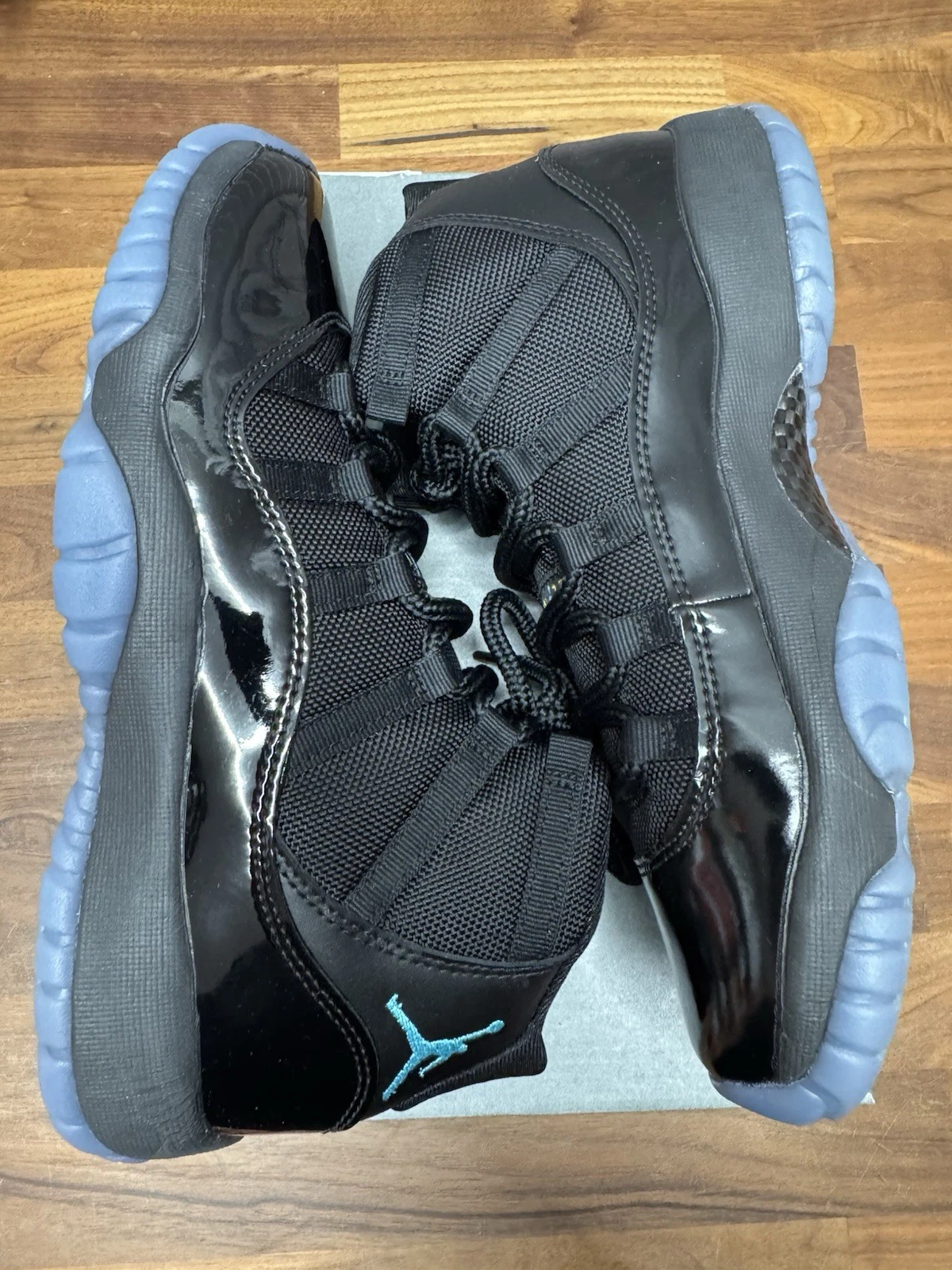 Air Jordan Retro 11 Gamma Blue 378038 047 GS Sz 7 No Lid