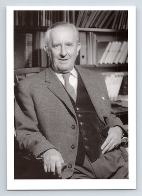 6'' x 4'' Foto von J.R.R. Tolkien in seinem Arbeitszimmer. Von Pamela Chandler.