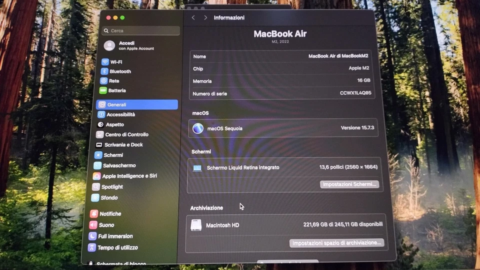 Apple MacBook Air 13" M2 · 16GB · 256GB, foto 4 di 5
