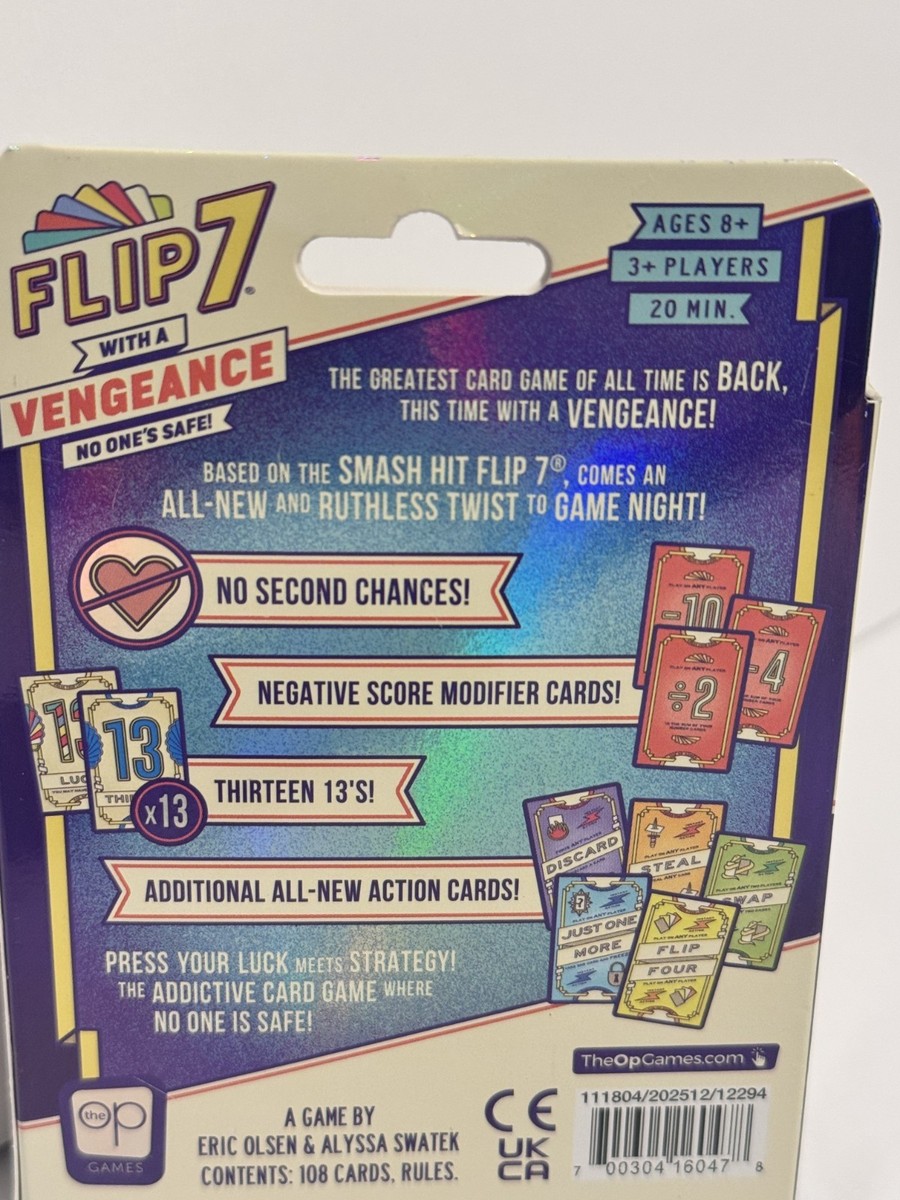 Flip 7: With a Vengeance - Kaartspel (ENG) – De Spelletjes Vrienden Flip 7: With a Vengeance - Kaartspel (ENG) – De Spelletjes Vrienden