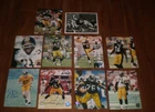 10 STEELERS AUTOGRAPHED 8x10 W/COA - PEGRAM - FUQUA - PORTER - MILLER - STALEY
