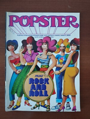 1978 07/08 POPSTER ROCK LUGLIO/AGOSTO 1978 ANNO 2 N. 2  MANCA INSERTO