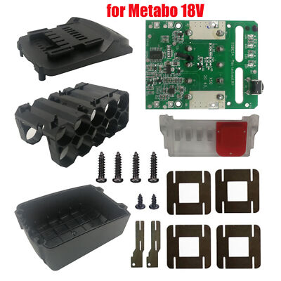 Plastic Housing Shell PCB Circuit Board For Metabo 18V 20V Lithium Battery Case