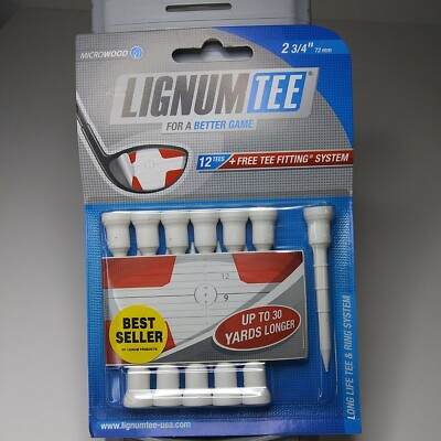 Golf Tees Lingnum Tee Long Life Golf Tees 12pk Tees 2-3/4 Inch #1 Tee Used In Eu