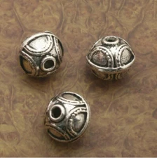 6pcs15x14mm Tibetan silver color 2sided spacer bead  X0215