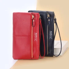 Women Handbag Touch Screen Purse Cell Phone Wrist Bag Wallet Card Coin Case US