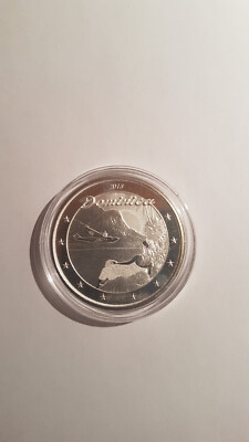 1oz Silber 999 Nature Isle Dominica 2018 $2 Scottsdale Mint Elizabeth II