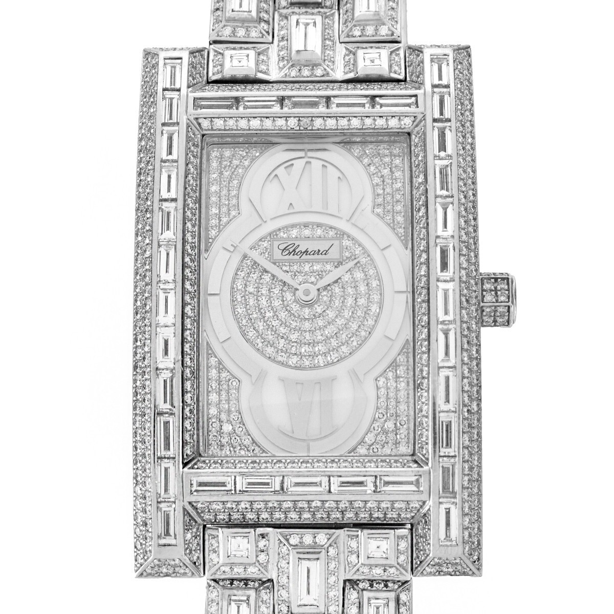 Very Fine Rectangular  Chopard Diamond and 18 Kar… - image 2