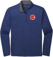 Chicago Fire Department Silk Touch Performance 1/4-Zip Sweatshirt Maltese K584