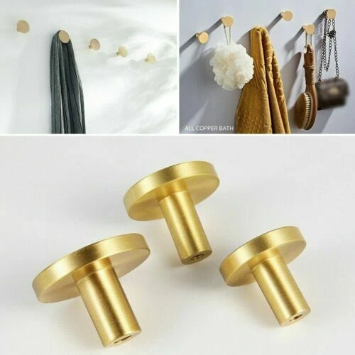 Markenlose Wand-, Türgarderoben & Haken aus Messing