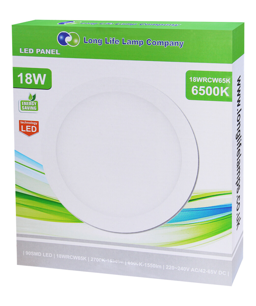 18W LED Round Recessed Ceiling Panel Down Light 6500K Cool White eBay