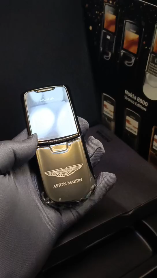 RARE GENUINE NOKIA 8800 BLACK ASTON MARTIN EDITION UNLOCKED 2G GSM
