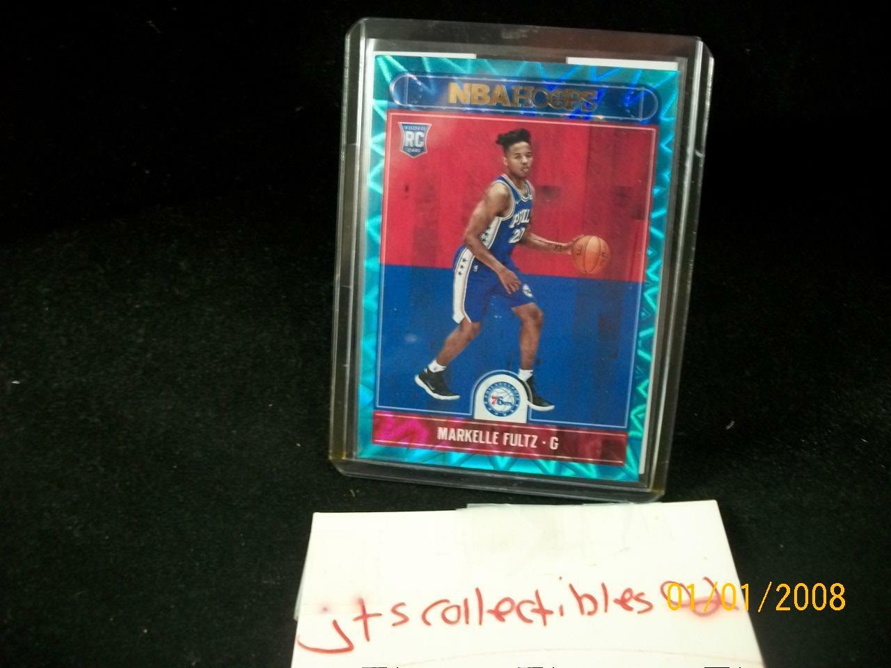 2017 18 NBA Hoops #251 Markelle FULTZ Teal Explosion Rookie Card RC SP