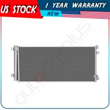 Fits 30008 For 2016 2017 2018 Honda Civic Replacement Aluminum A/C Condenser