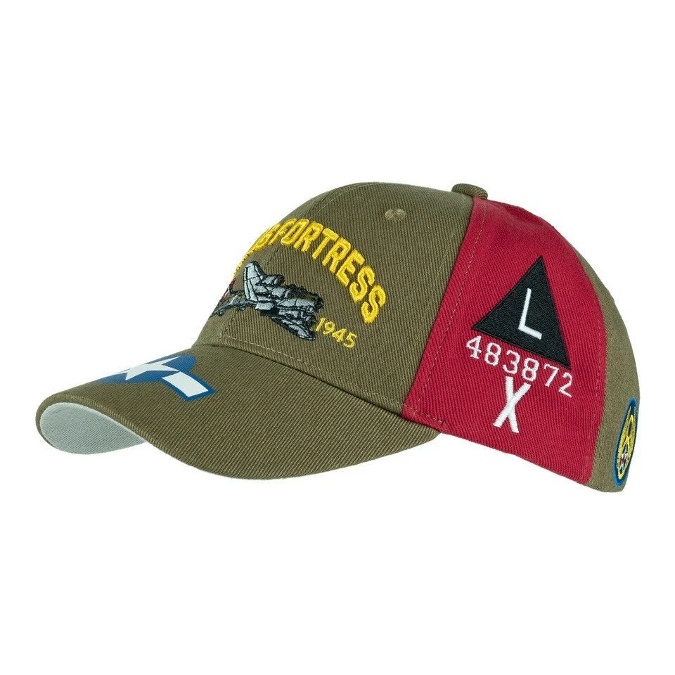 WW2 Themed US Air Force B-17 Flying Fortress Baseball Cap- 100% Cotton- New