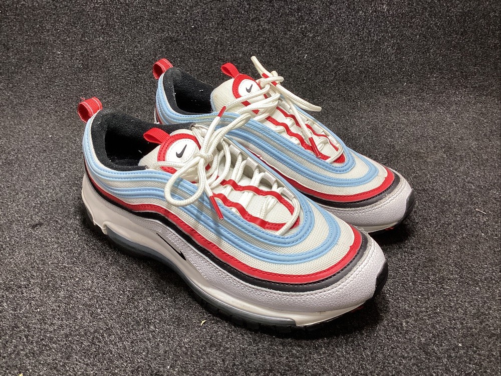 Nike Air Max 97 USA White University Red Blue Mens Size 7.5 CW5584-100
