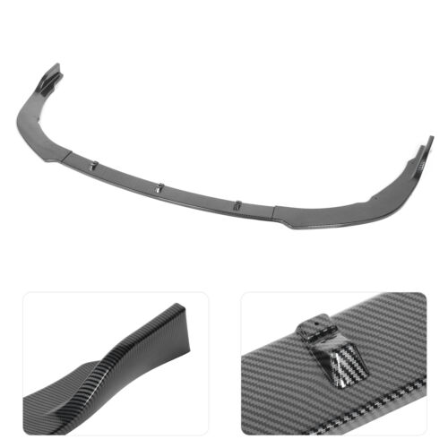 ZZL Carbon Fiber Style Front Bumper Lip Spoiler 3-Section Fit For Camry SX SE - Picture 1 of 12
