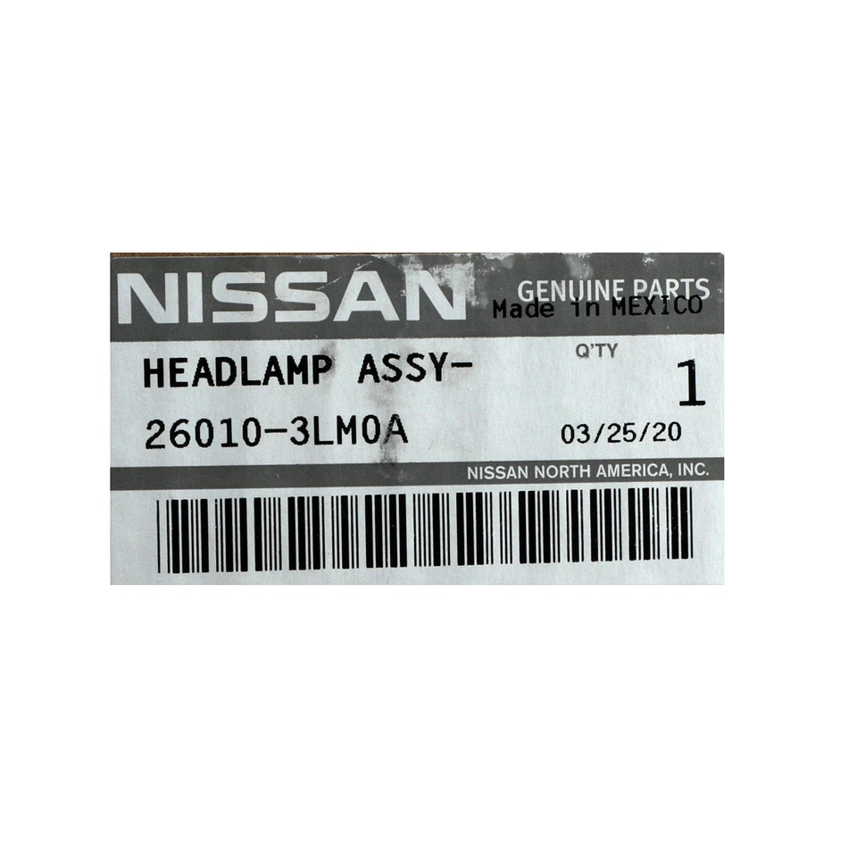 OEM 2013-2020 Nissan NV200 Right Passenger Headlight Assembly NEW 26010-3LM0A - Image 4 of 4