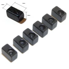 Black Floyd Rose Tremolo Saddle Blocks set of 6 or single