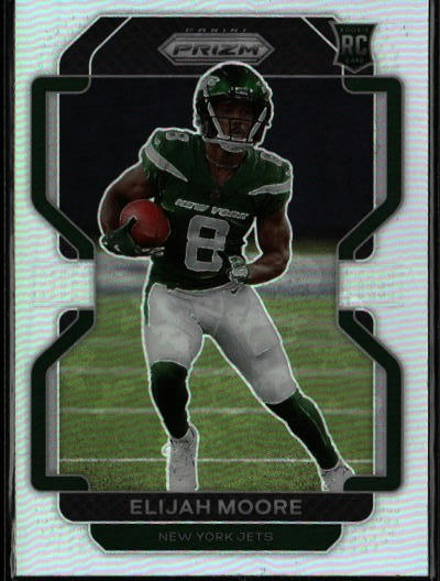 2021 Panini Prizm #V-346 Elijah Moore Rookie Variations Prizm Silver K486