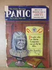 Panic 3 Pre-Code EC Comics 1954 Satire Elder Wood Orlando Davis w) Drug Poem Mad