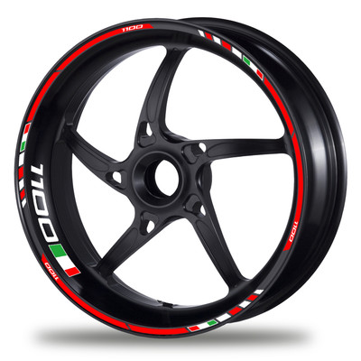 FELGENRANDAUFKLEBER passend für Aprilia Tuono V4 1100 Felgenaufkleber