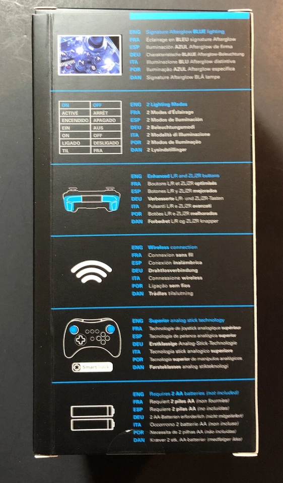 PDP Afterglow Wireless Pro Controller for Wii U NEW - Image 3 of 4
