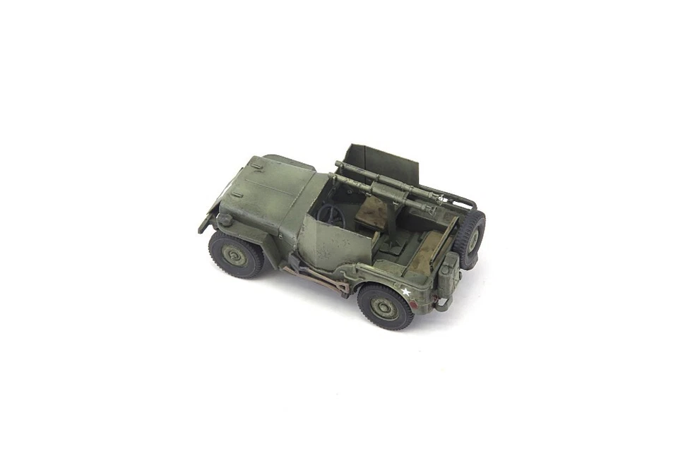 S-Model 1/72 US Armored willys Jeep MB with Bazooka Launcher Finished #LE2014 - Image 2 of 4