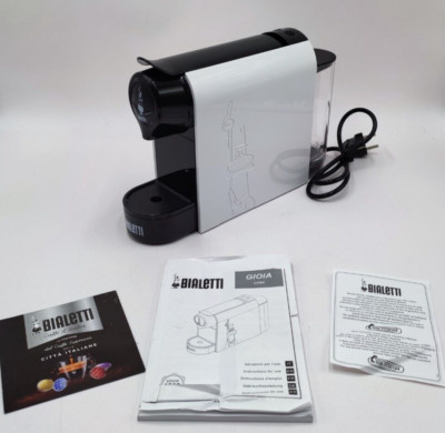 Kapselmaschine Bialetti Gioia Espressomaschine Kapselkaffeemaschine CF90 Weiß