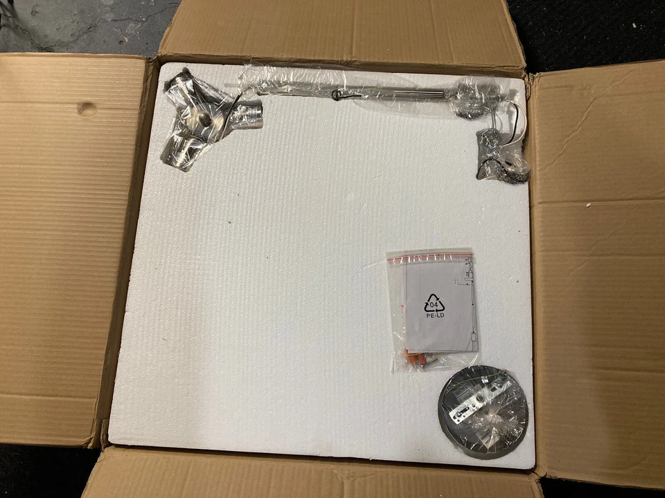 Cal Lighting FX-3501/1P 60-watt X 2 Quadra 2 In 1 Glass Pendant Fixture - Image 3 of 4