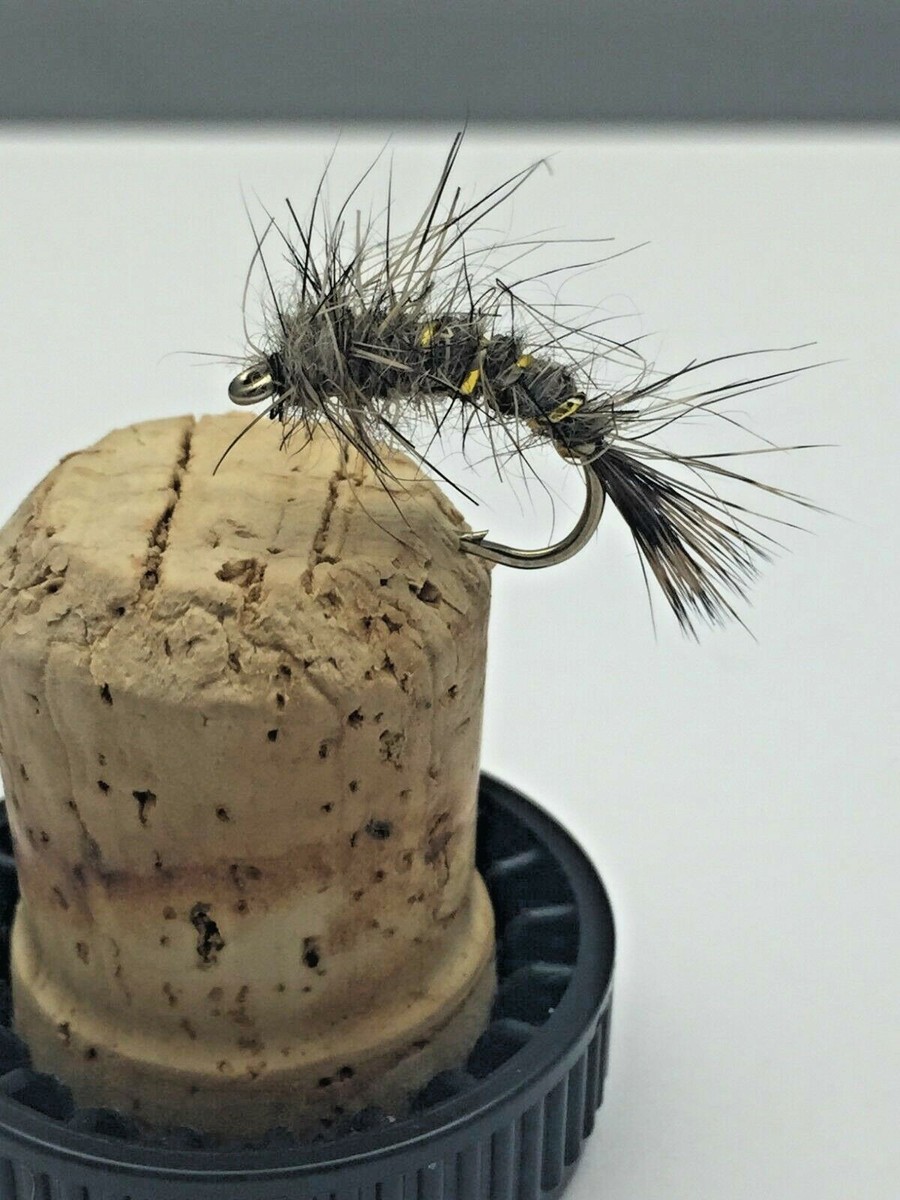 Mosche Da Pesca Per Trota: Paracadute Orecchio Lepre - Confezione Da 6 (Scegli La Taglia) - Foto 4