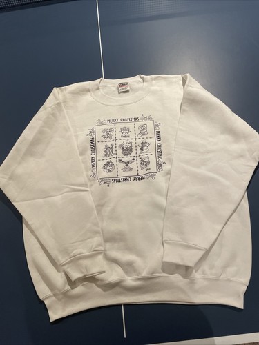 40s 50s VINTAGE ONEITA SWEATSHIRT WHITE