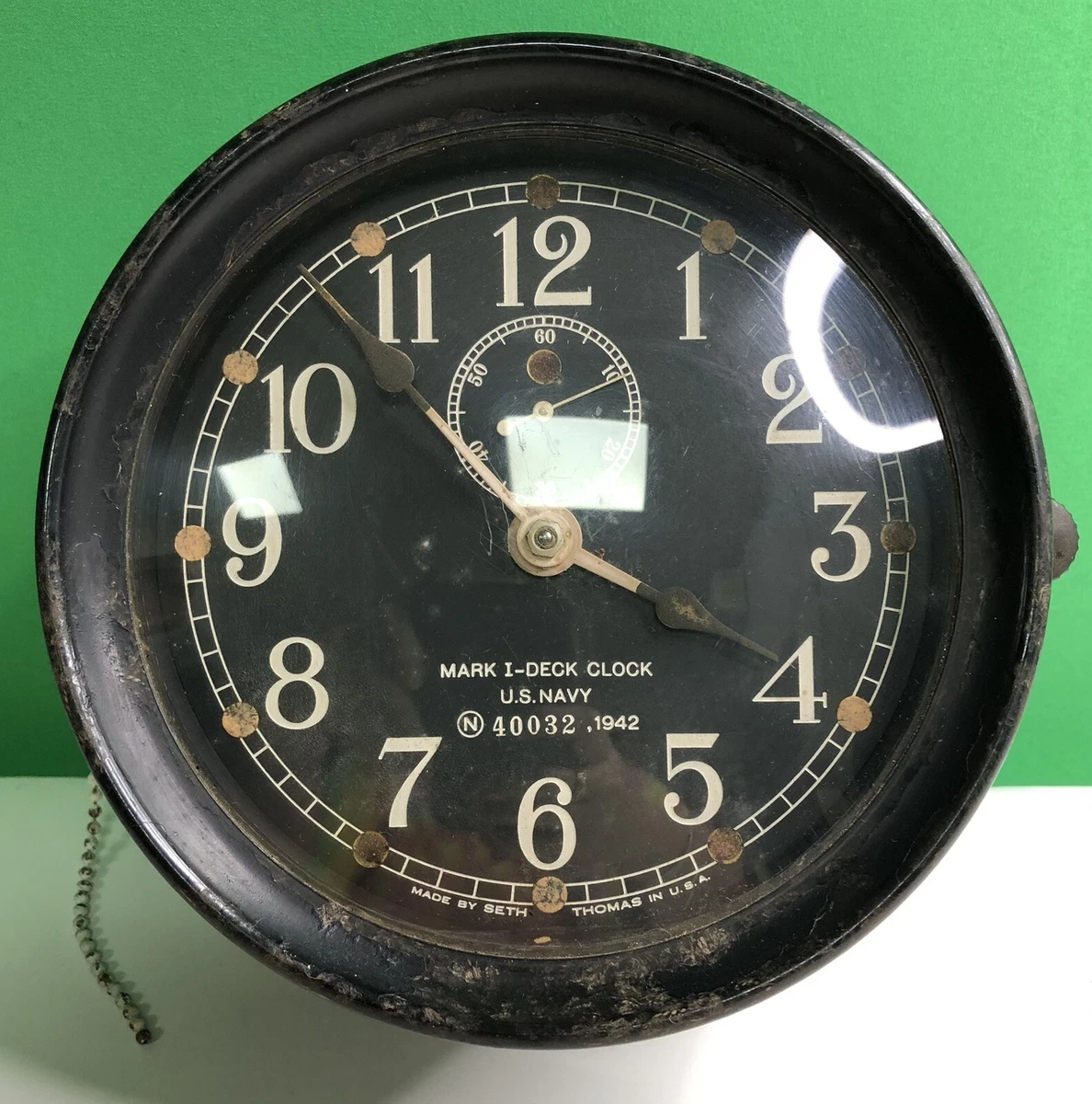【antique】40's US.NAVY USN 置き時計 USA アメリカ s-l225.jpg