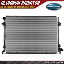 New Radiator without Oil Cooler for Volkswagen Atlas 2018-2021 Atlas Cross Sport