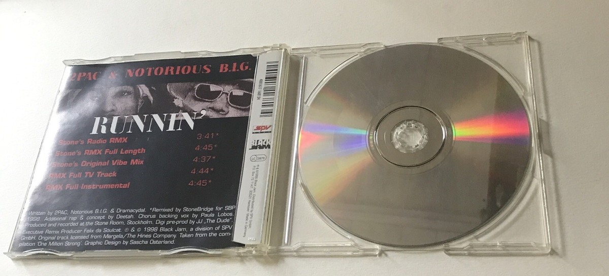 2Pac & Notorious B.I.G. ‎– Runnin' ('98 Remixes) Maxi Single