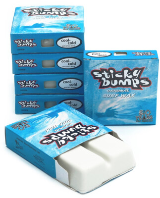 STICKY BUMPS Surf Zubehör SOFTBOARD Wachs cool/cold Surfboardbag Finnen Wachs
