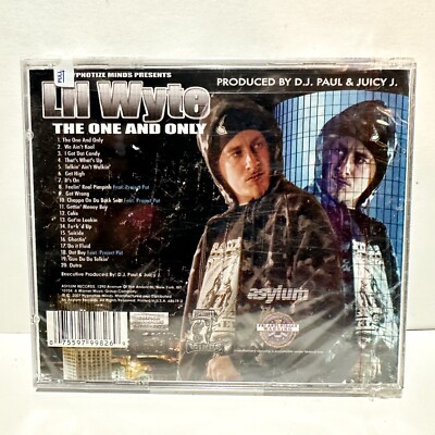 Sealed Lil Wyte The One And Only (CD 2007) Juicy DJ Paul Three Six 
