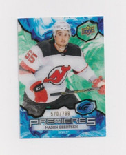 2021-22 Upper Deck Ice PREMIERES # 185 Mason Geertsen NEW JERSEY DEVILS 570/799