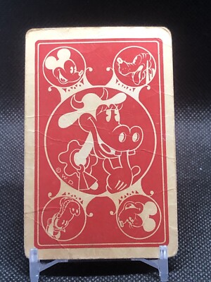 1930s WHITMAN MICKEY MOUSE OLD MAID CARD GAME DONALD DUCK | eBay