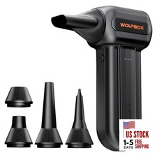 MF60 Compressed Air Duster-110000RPM Super Power Electric Air Duster, 3-Speed