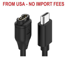 USB-C Charger Compatible with Garmin Watch, Charging Cable for Garmin Fenix 8, F
