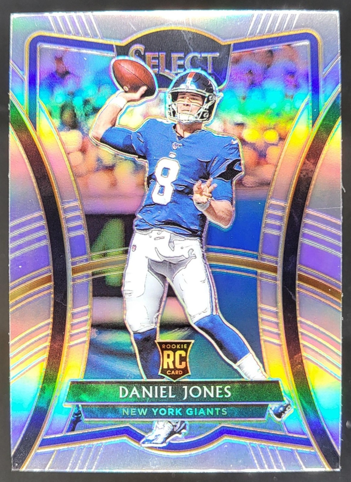 2019 Panini Select Daniel Jones Silver Prizm RC Premier Level Giants CN
